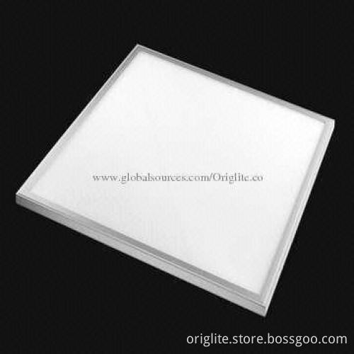 LED panel lamp, 38W, L595, W595mm, Samsung Chip, Lifud Power, Antifire Diffuser, 80lm/W, White Frame